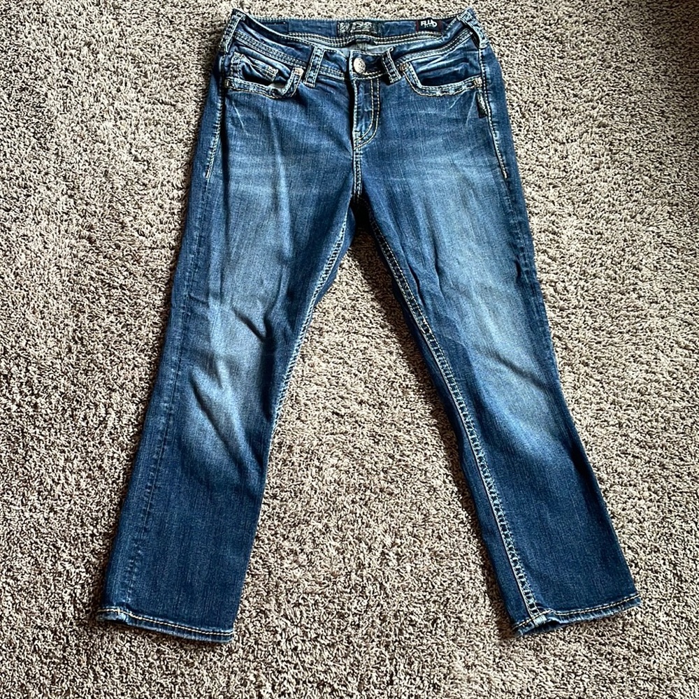 Silver Suki high capri 29/23
